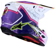 Κράνος Motocross ALPINESTARS SM7 BLASTER PUR/PNK/WH