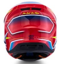 Κράνος Motocross ALPINESTARS SM7 CAST ΚΟΚΚΙΝΟ/YLW/ΜΠΛΕ