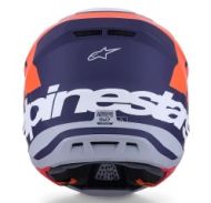 Κράνος μοτοκρός ALPINESTARS SM7 CORE ΠΟΡΤΟΚΑΛΙ/ΜΠΛΕ