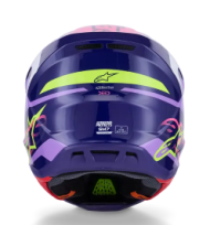 Motocross helmet ALPINESTARS SM7 DEED PURPLE/PINK