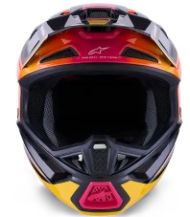 Motocross helmet ALPINESTARS SM7 RISE BLK/YL/PINK