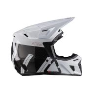 Cască motocross LEATT Kit Moto 9.5 Carbon/Alb V26