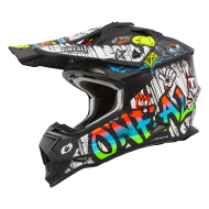 Casca Motocross O'NEAL 2SERIES RANCID NEGRU/ALB