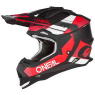 Casca Motocross O'NEAL 2SERIES SPYDE V.23 NEGRU/ROSU/ALB