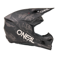 Motocross helmet O'NEAL 3SERIES ACID BLACK/GRAY V.27