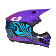 Motocross helmet O'NEAL 3SERIES NOVA PURPLE V.27