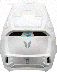 Casca motocross THOR FLEET WHITEOUT GLOSS