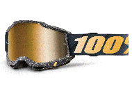 Motocross Goggles 100% ACCURI 2 RISLAND TRUE GOLD