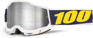 Motocross Goggles 100% ACCURI 2 TORC/MIRROR SILVER