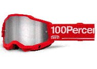 Motocross goggles 100% ACCURI 2 WOLG MIRROR SILVER