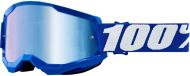 Motocross Goggles 100% STRATA2 BLUE-MIRROR BLUE