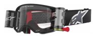 ALPINESTARS SUPERTECH CORP BLK/GRY CLEAR ROLL-OFF Motocross Goggles