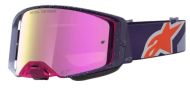 Motocross Goggles ALPINESTARS SUPERTECH HITEN PUR RED MIRROR-PINK