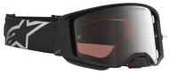 Motocross Goggles ALPINESTARS SUPERTECH VESTA BLK MATTE SIL MIRR-SILVER