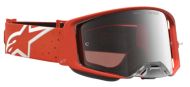 Motocross goggles ALPINESTARS SUPERTECH VESTA ORG SILVER MIRROR-SILVER