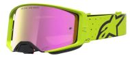 Motocross goggles ALPINESTARS SUPERTECH VESTA YEL FLUO BLK MIRROR-RED