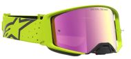 Motocross goggles ALPINESTARS SUPERTECH VESTA YEL FLUO BLK MIRROR-RED