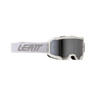 LEATT Velocity 4.5 Iriz-White Silver 50 VLT Motocross Goggles
