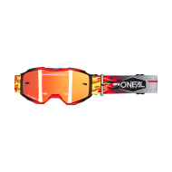 Motocross goggles O'NEAL B-10 HR MULTI - RADIUM RED V.25