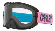 Ochelari de motocross OAKLEY O Frame 2.0 Pro MX 2 timpi BluPnk cu culoare albă