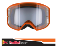 Ochelari motocross Spect Red Bull Strive Lentilă simplă Negru/Portocaliu transparent