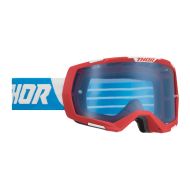 Motocross goggles THOR REGIMENT RED/WHITE/BLUE