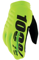 Motocross gloves 100% BRISKER 23 YELLOW