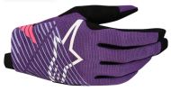 Мотокрос ръкавици ALPINESTARS RADAR PRO PURP/BK