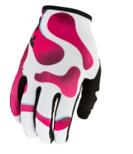 Motocross gloves FLY RACING Lite White/Pink/Blue
