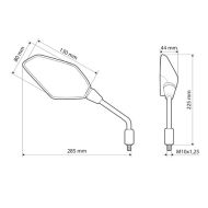 Motorcycle mirrors - Vinx