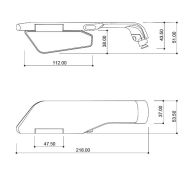 BARRACUDA SKIN AIR RACING motorcycle mirrors