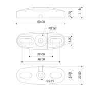 BARRACUDA SKIN AIR RACING motorcycle mirrors