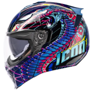 Cască modulară pliabilă ICON Threshold™ Synthwave Lazer Cobra