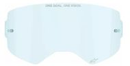 ALPINESTARS SUPERTECH CLEAR BLUE motocross goggles plate