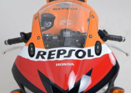 R&G RACING Placă de etanșare oglindă universală neagră - Honda