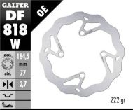 Μπροστινό δίσκο φρένων Galfer WAVE FIXED 185x2,7mm DF818W