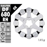 Μπροστινό δίσκο φρένων Galfer WAVE SKULL DESIGN FIXED 292x5mm DF680RH