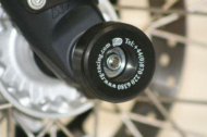 Dopuri de frână pentru axuri R&G RACING Apărători furcă KTM Duke 690 08-12 / Supermoto 690 07-10