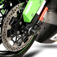 Προστατευτικά πιρουνιού R&G RACING για τον άξονα, μαύρο Kawasaki ZX-10R