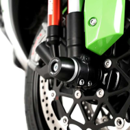 Προστατευτικά πιρουνιού R&G RACING για τον άξονα, μαύρο Kawasaki ZX-10R