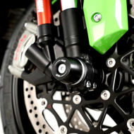 Προστατευτικά πιρουνιού R&G RACING για τον άξονα, μαύρο Kawasaki ZX-10R