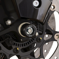 Protecții furcă R&G RACING - Negre Suzuki Hayabusa