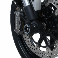 Dopuri de protecție ax furcă R&G RACING, negre, Ducati Scrambler 1100 18-20