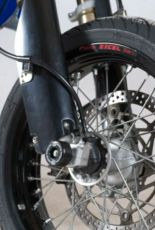 Протектор за ос R&G RACING Fork Protectors Black Suzuki DR-Z400SM 05-17