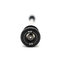 Slidere ax față R&G RACING - Negre Yamaha R7 22-25