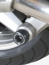 Dopuri de protecție ax bascula dreapta R&G RACING, negre, pentru Kawasaki GTR1400