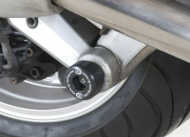 Dopuri de protecție ax bascula dreapta R&G RACING, negre, pentru Kawasaki GTR1400
