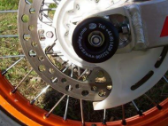 Προστατευτικά ψαλιδιού R&G RACING για τάπες άξονα, μαύρο Honda CBR600RR/1000RR