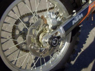 Dopuri de protecție ax bascula R&G RACING, negre, KTM