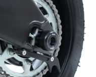Dopuri de protecție ax bascula R&G RACING, negre, pentru Yamaha YZF-R6/R1M